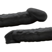 Oxballs - Muscle Ripped - Penis-Hülle - Night Edition - Silikon/TPR - Schwarz-Erotiekvoordeel.nl