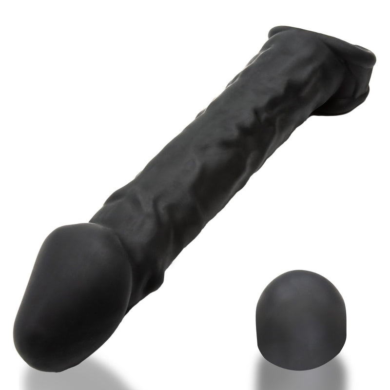 Oxballs - Muscle Ripped - Penis-Hülle - Night Edition - Silikon/TPR - Schwarz - Erotiekvoordeel.nl