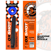 Oxballs - Ox Shot - Siliconen Anaal Douche - Lengte 15 cm - Gratis Rubberen Cockring-Erotiekvoordeel.nl