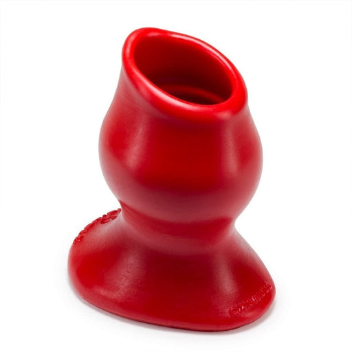 Oxballs - Pighole 2 - Holle Buttplug - Rood - Maat M-Erotiekvoordeel.nl