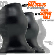 Oxballs - Pighole - Plug anale cavo - Plug a tunnel - Nero-Erotiekvoordeel.nl