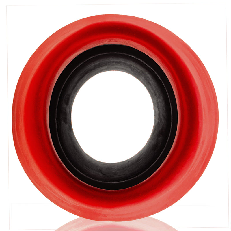 Oxballs - Pighole Lava - Hollow Butt Plug - Tunnel Plug - Red/Black-Erotiekvoordeel.nl