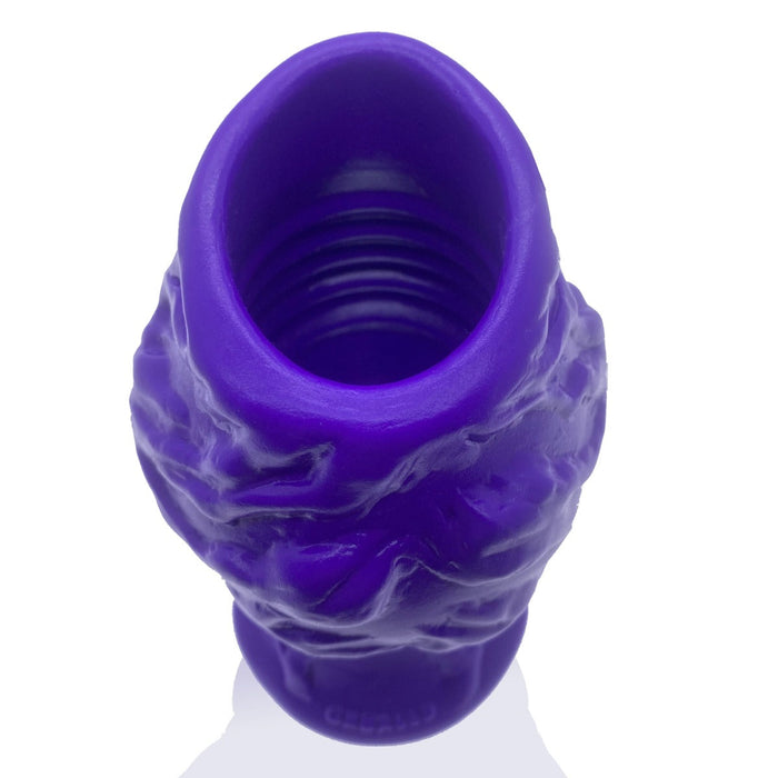 Oxballs - Pighole Squeal FF Veiny Hollow Plug - Eggplant-Erotiekvoordeel.nl