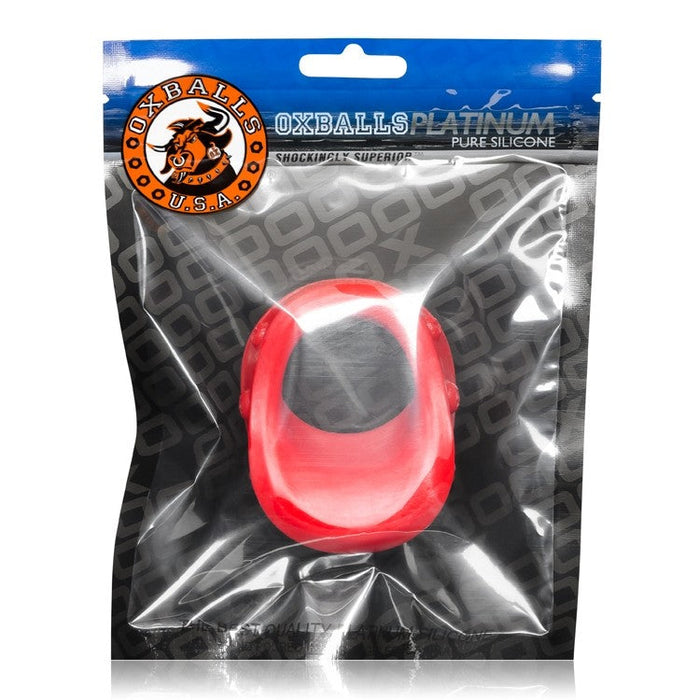 Oxballs - Plow Cock Ring Red-Erotiekvoordeel.nl