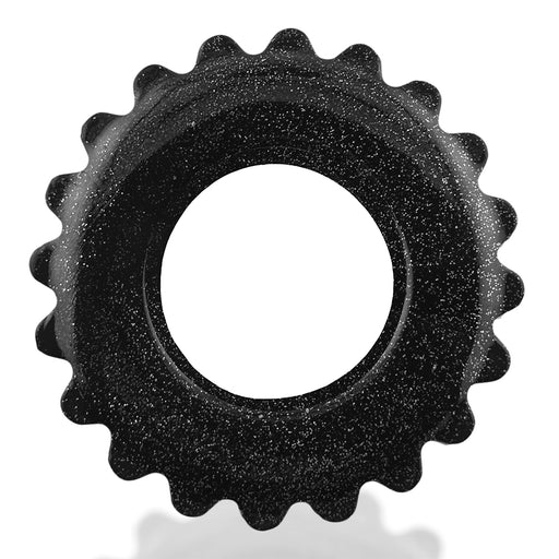Oxballs - Plushy - Anillo para el pene - Black Mica-Erotiekvoordeel.nl