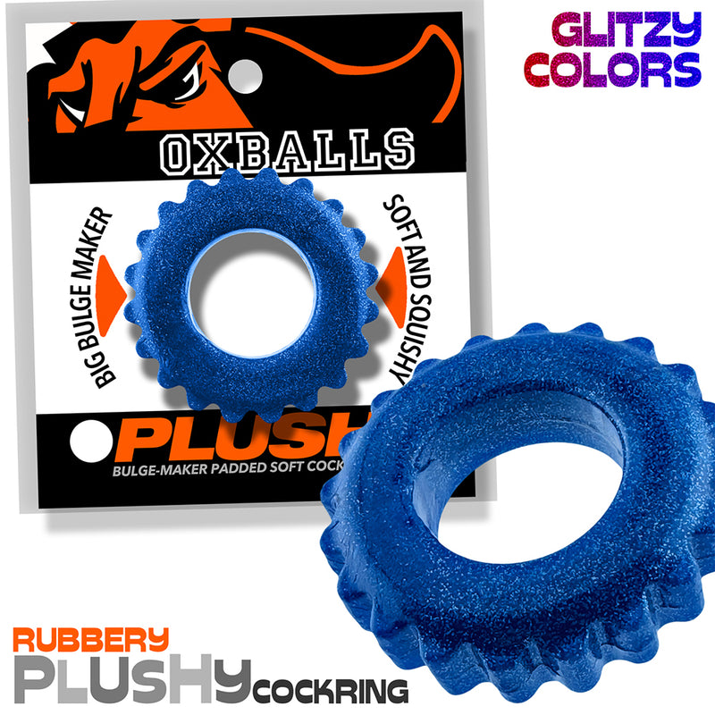 Oxballs - Plushy - Penisring - Blue Fire - Erotiekvoordeel.nl