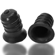 Oxballs - Ribnips - Succhiatori per capezzoli - Night Edition - Silicone/TPR - Nero-Erotiekvoordeel.nl