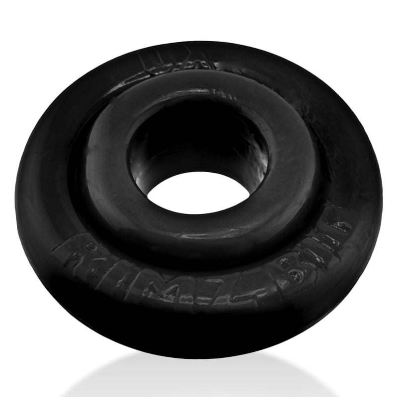 Oxballs - Rimz Big Softlips - Anillo para el pene de silicona/TPR - Negro-Erotiekvoordeel.nl