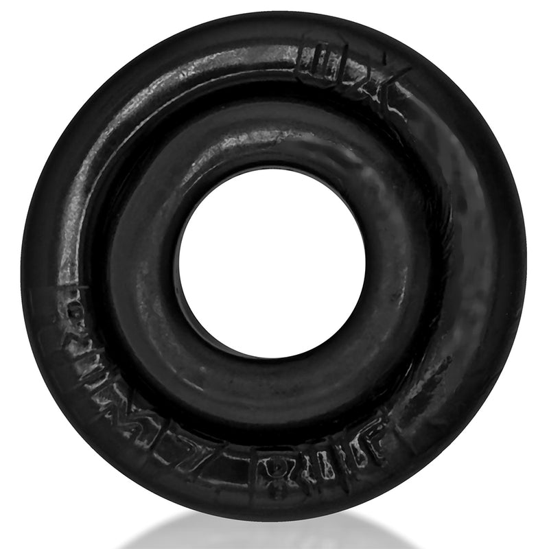 Oxballs - Rimz Big Softlips - Anillo para el pene de silicona/TPR - Negro-Erotiekvoordeel.nl
