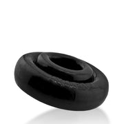Oxballs - Rimz Softlips - Silicone/TPR Cock Ring - Black-Erotiekvoordeel.nl