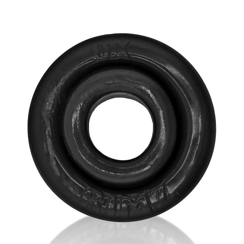 Oxballs - Rimz Softlips - Silicone/TPR Cock Ring - Black-Erotiekvoordeel.nl