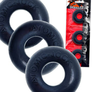 Oxballs - Ringer - Cockring - 3 stuks - Night Edition - Mat Zwart-Erotiekvoordeel.nl