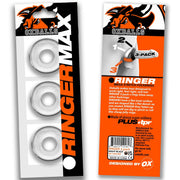 Oxballs - Ringer MAX - Anneau pénien - 3 pièces - Transparent-Erotiekvoordeel.nl