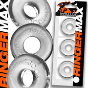 Oxballs - Ringer MAX - Anneau pénien - 3 pièces - Transparent-Erotiekvoordeel.nl