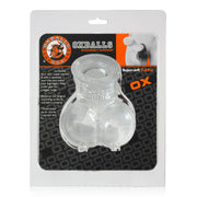 Oxballs - Sacksling 2 - Ball Holder with Cock Ring - Transparent-Erotiekvoordeel.nl