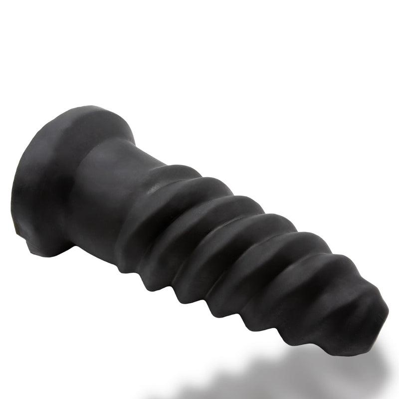Oxballs - Screwdhole - Insertable Fuck Sleeve - Night Edition - Silicone/TPR - Black-Erotiekvoordeel.nl