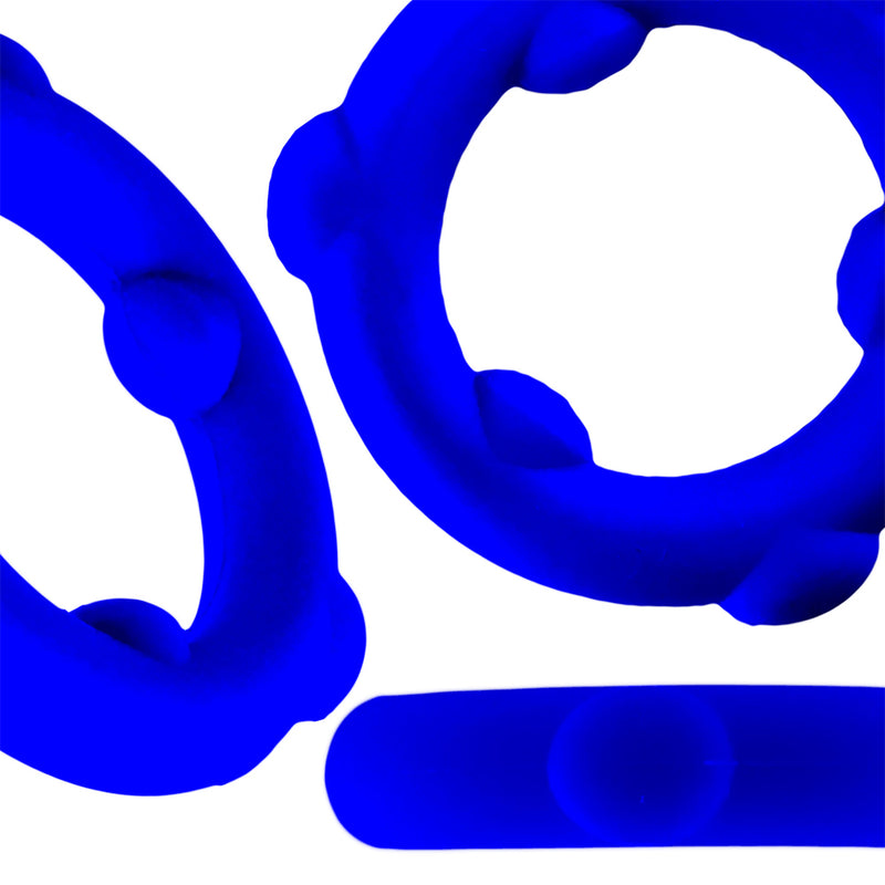 Oxballs - Spinner - Silikon-Cockring - Blau - Erotiekvoordeel.nl
