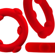 Oxballs - Spinner - Silikon-Cockring - Rot-Erotiekvoordeel.nl