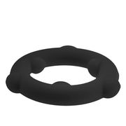 Oxballs - Spinner - Anello fallico in silicone - Nero-Erotiekvoordeel.nl