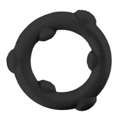 Oxballs - Spinner - Anello fallico in silicone - Nero-Erotiekvoordeel.nl