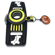 Oxballs - Tail Handler Show Tail - Plug anale con coda di cane - Nero/Giallo-Erotiekvoordeel.nl