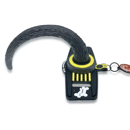 Oxballs - Tail Handler Show Tail - Plug anale con coda di cane - Nero/Giallo-Erotiekvoordeel.nl