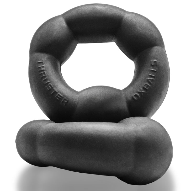 Oxballs - Anneau pénien Thruster - Édition Night - Silicone/TPR - Noir-Erotiekvoordeel.nl