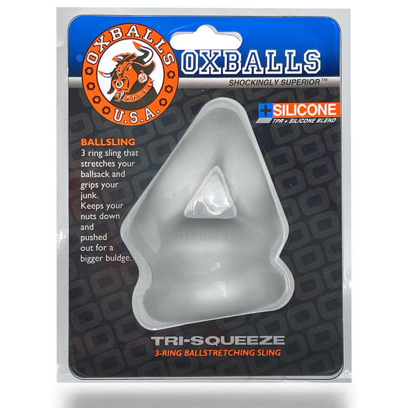 Oxballs - Tri-Squeeze - Cocksling - Clear Ice-Erotiekvoordeel.nl