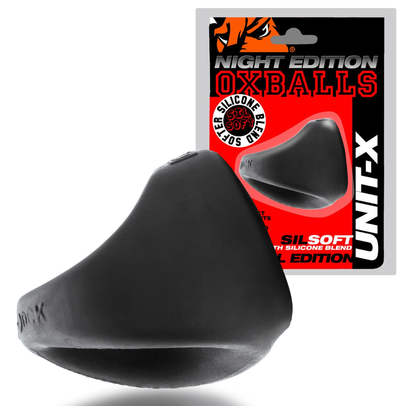 Oxballs - Unit-X Cocksling - Édition Night - Silicone/TPR - Noir-Erotiekvoordeel.nl