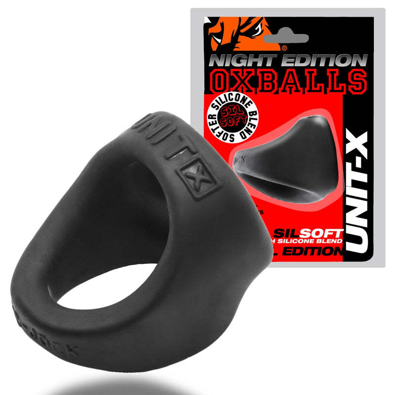 Oxballs - Unit-X Cocksling - Édition Night - Silicone/TPR - Noir - Erotiekvoordeel.nl