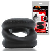 Oxballs - Z-Balls Ballstretcher - Night Edition - Silicone/TPR - Nero-Erotiekvoordeel.nl