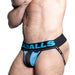 Oxjok Airmesh - Upthrust Slider Semi-Transparante Jockstrap - Sky Blue-Erotiekvoordeel.nl