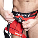 Oxjok Hunker - Comfy Pouch Slider Jockstrap - Red Hot-Erotiekvoordeel.nl