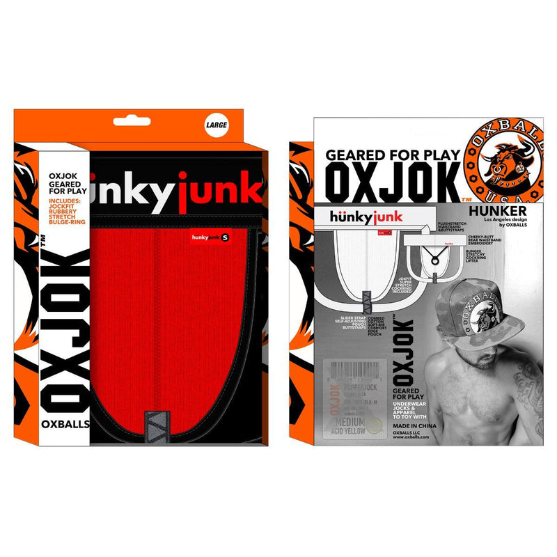 Oxjok Hunker - Comfy Pouch Slider Jockstrap - Red Hot-Erotiekvoordeel.nl