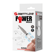 POWER - Susan - Wand Vibrator Attachment - White-Erotiekvoordeel.nl