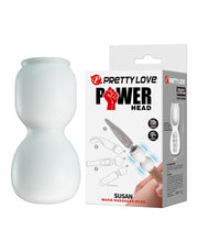 POWER - Susan - Wand Vibrator Attachment - White - Erotiekvoordeel.nl