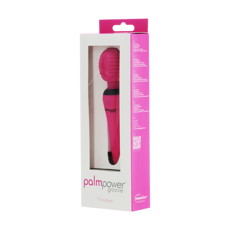 PalmPower - Groove - Mini vibromasseur à tige - Rose - Erotiekvoordeel.nl
