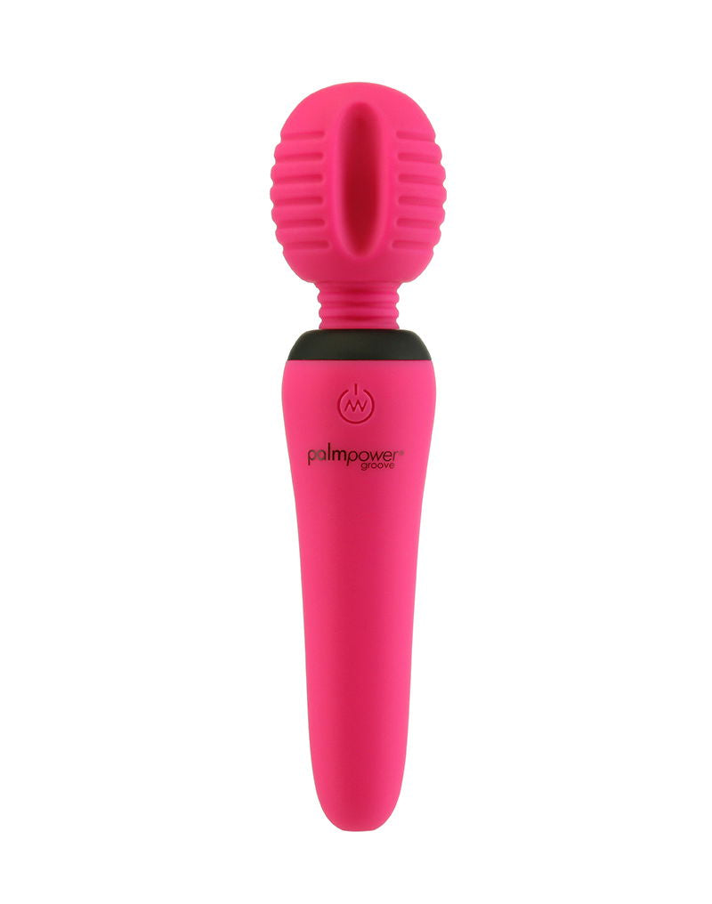 PalmPower - Groove - Mini vibromasseur à tige - Rose - Erotiekvoordeel.nl