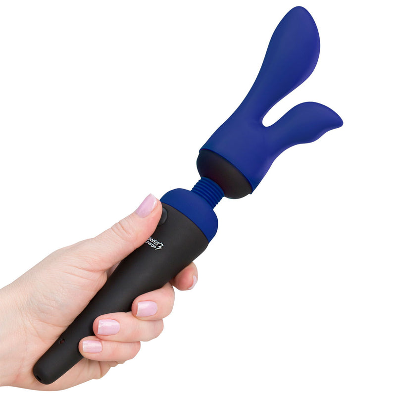 PalmPower - Palmsensual - Wand Vibrator Attachments - Blauw-Erotiekvoordeel.nl