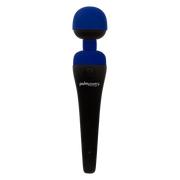 PalmPower - Recharge Wand Massager - Flexibele Kop - Blauw/Zwart-Erotiekvoordeel.nl
