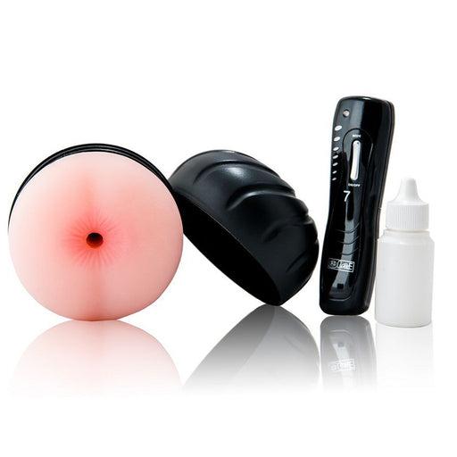 Passion Cup - Anal Cup Masturbator - Vibrating - Black-Erotiekvoordeel.nl