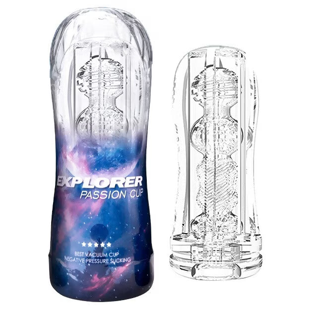 Passion Cup Explorer - Masturbatore a coppa - Trasparente - Erotiekvoordeel.nl