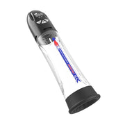 Passion Pump - Elektrische Penispumpe - Wasserdicht - 31 cm - Schwarz/Transparent - Erotiekvoordeel.nl