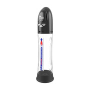 Passion Pump - Elektrische Penispumpe - Wasserdicht - 31 cm - Schwarz/Transparent - Erotiekvoordeel.nl