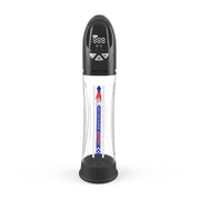 Passion Pump - Elektrische Penispumpe - Wasserdicht - 31 cm - Schwarz/Transparent - Erotiekvoordeel.nl