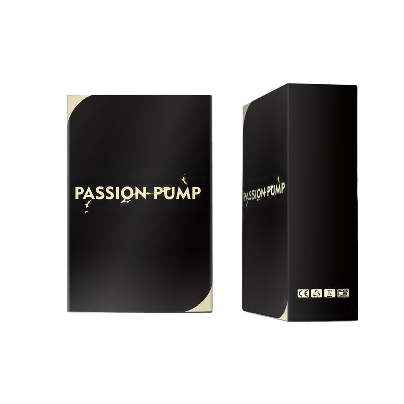 Passion Pump - Set de succionador de pezones y bomba para pechos - Transparente/Negro-Erotiekvoordeel.nl