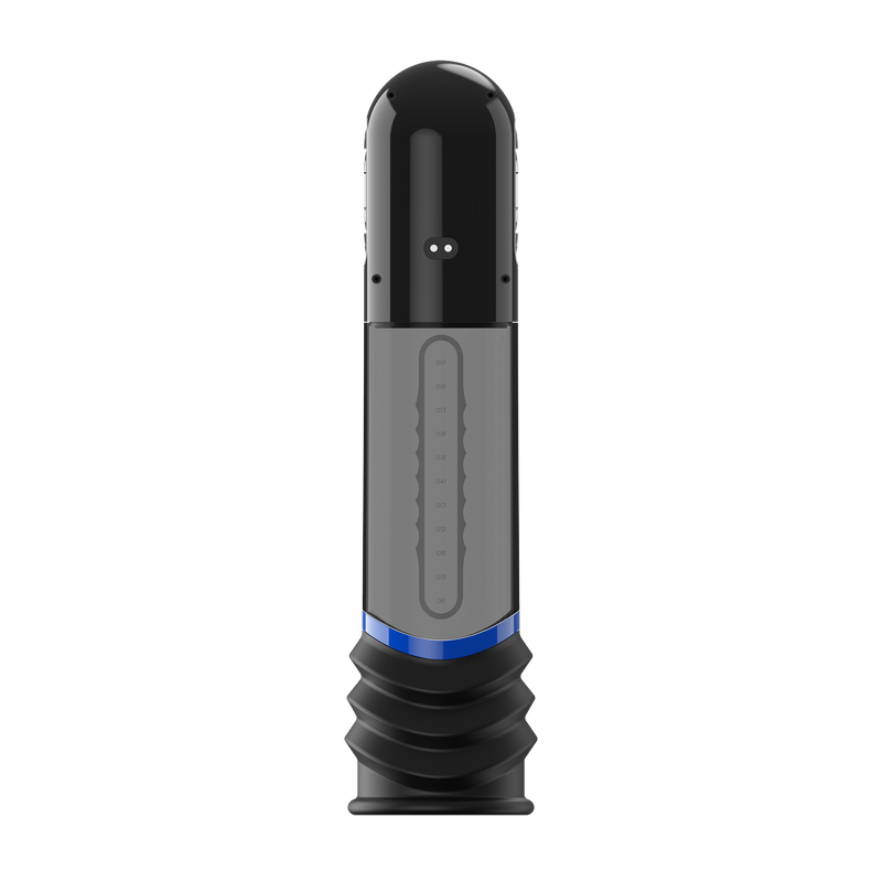 Peak Performa - ISP 90 - Pompa per il pene con luce a infrarossi - Favorisce la crescita - Nero/Blu - Erotiekvoordeel.nl