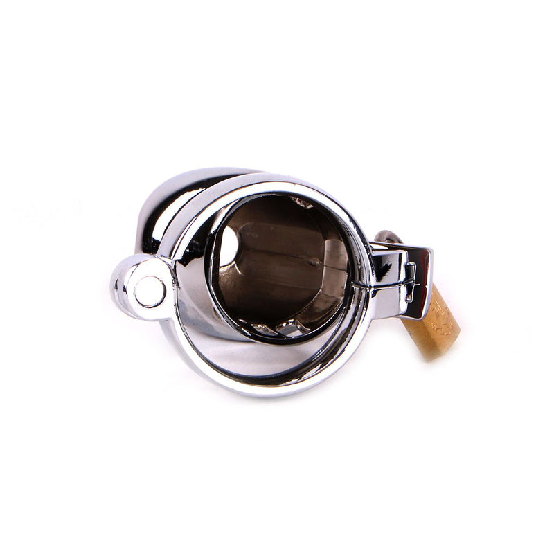 Kiotos - Penis kooi met slot - RVS Chastity Cage - Kuisheidskooi met Slot-Erotiekvoordeel.nl