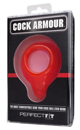 Perfect Fit - Cock Armour - Original Size 43 mm. - Red-Erotiekvoordeel.nl