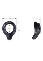 Perfect Fit - Cock Armour Regular Negro - Anillo para el pene - Cocking - Ø 38 mm - PFBlend-Erotiekvoordeel.nl